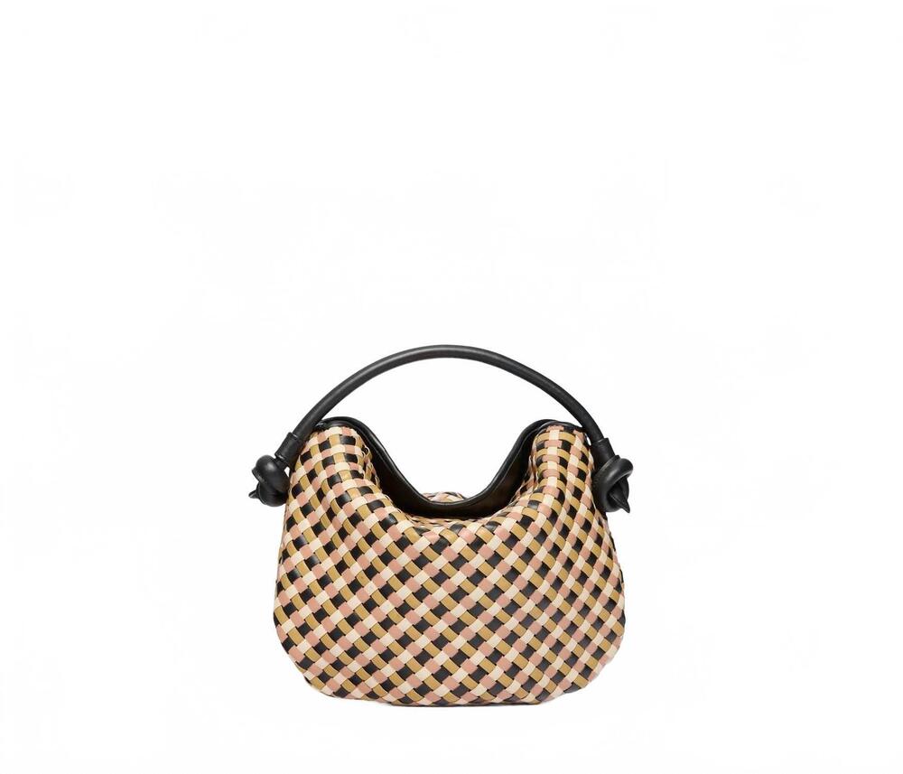 NEW FREDA SALVADOR elis bag in mango multi woven calf